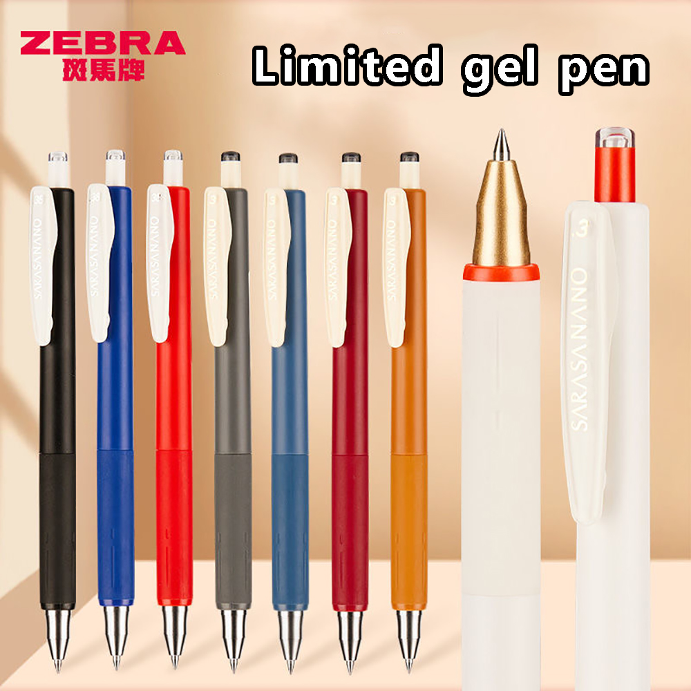 Zebra Pen Sarasa - 1pcs ZEBRA เจลปากกาอุปกรณ์สํานักงานน่ารัก Kawaii Art Supplies