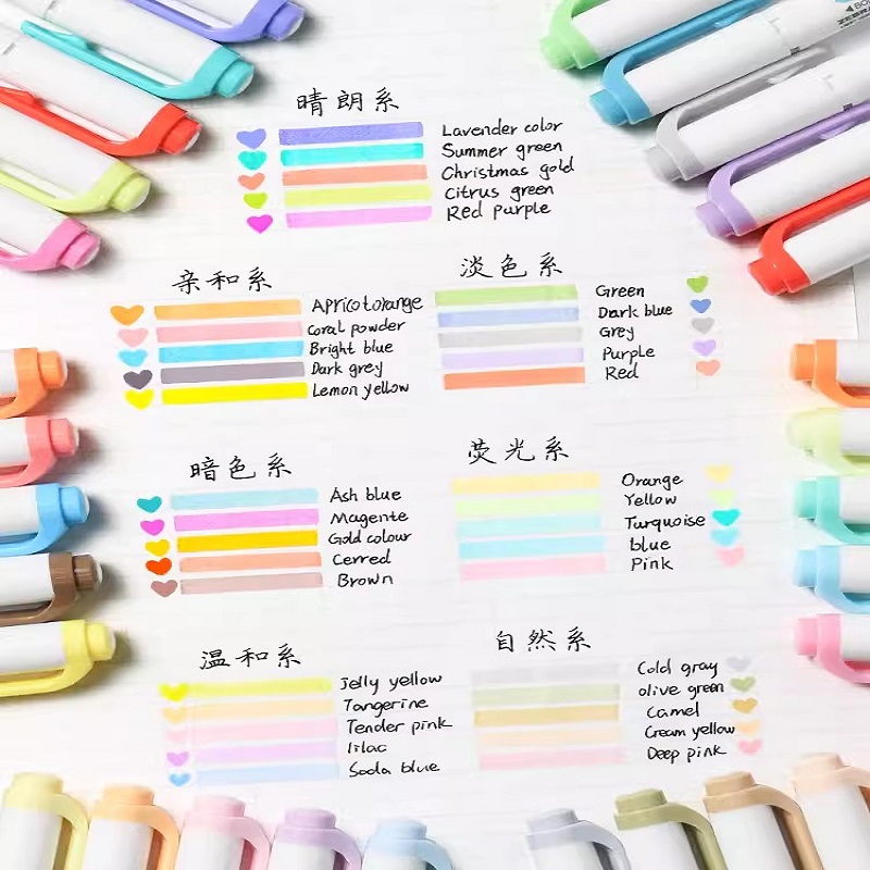 Zebra Pen Mildliner - ปากกาไฮไลท์แบบน้ำ ZEBRA Mildliner จากญี่ปุ่น รุ่น WKT7