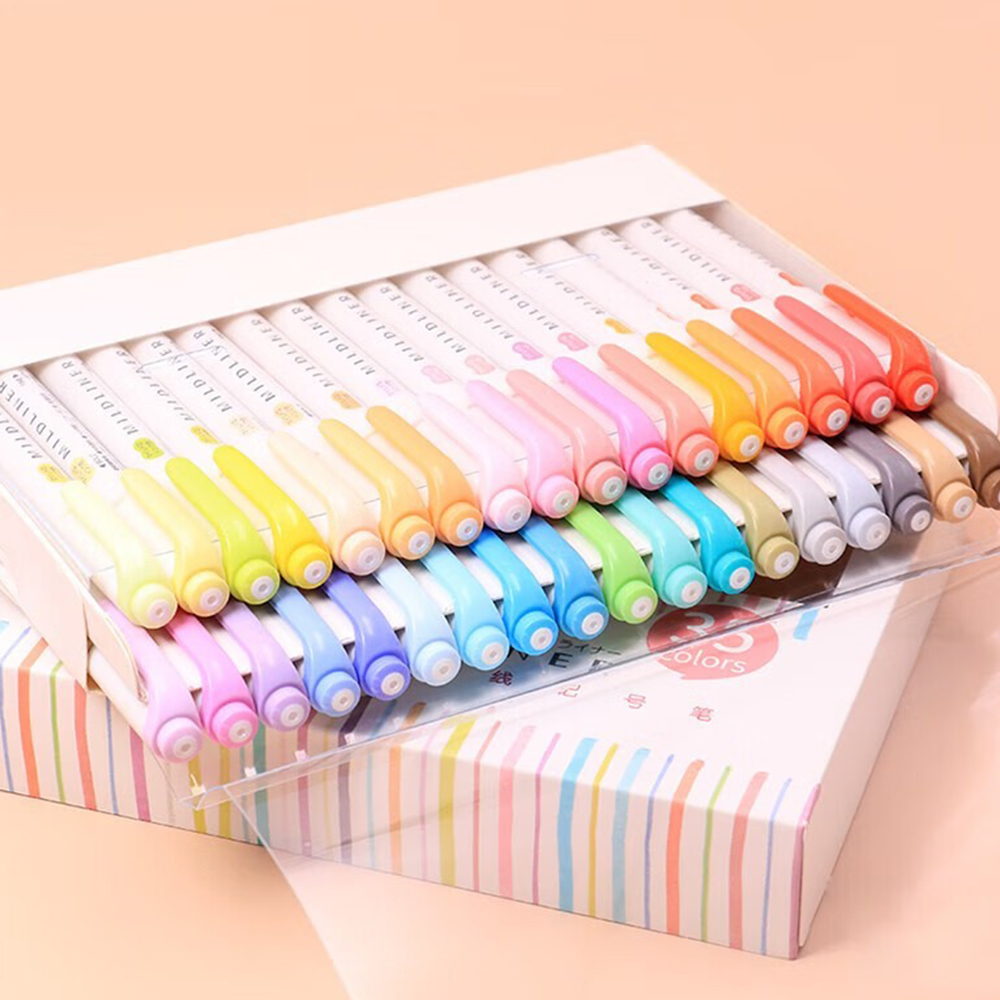 35 สี ZEBRA Mildliner Highland - Zebra Pen Mildliner บทวิจารณ์และราคา