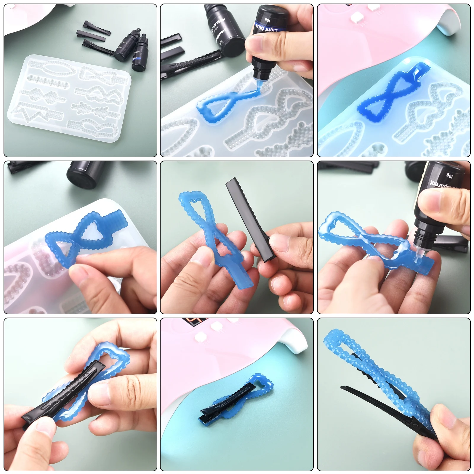 17 สีกาวเรซิน UV 10ml กาวอีพ็อ - Epoxy Uv Resin Kit บทวิจารณ์และราคา