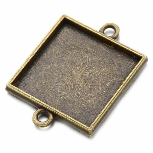 Onebeading Fit 25x25 มม.Caboch - Bezels Set Pendant บทวิจารณ์และราคา