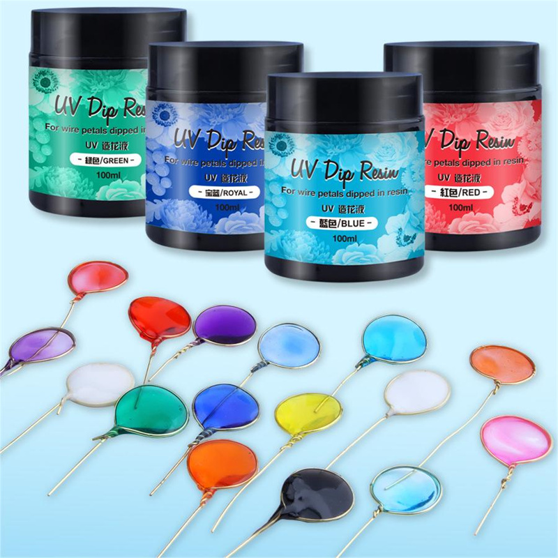 40/100มล. ยูวีเรซินแบบจุ่มใสสู - Flower Preservation Resin บทวิจารณ์และราคา