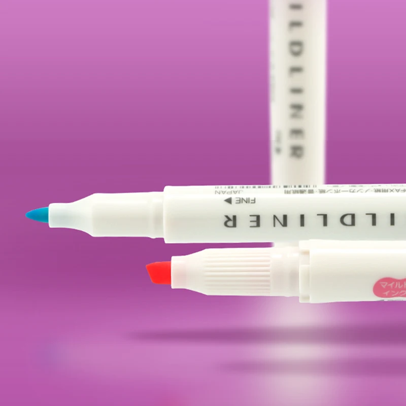 ปากกาไฮไลท์ Zebra mildliner WK - Zebra Pen Mildliner บทวิจารณ์และราคา
