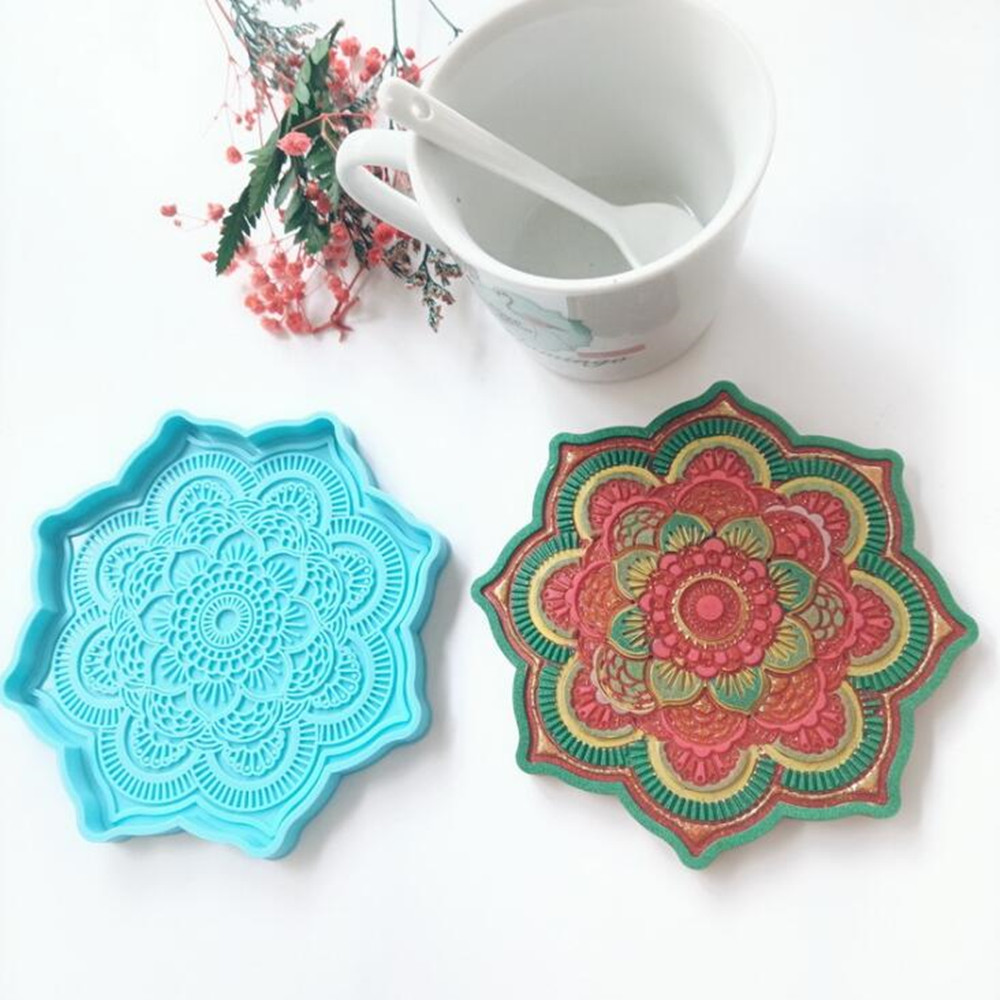Mandala Coaster แม่พิมพ์ซิลิโค - Coaster Mold Round บทวิจารณ์และราคา