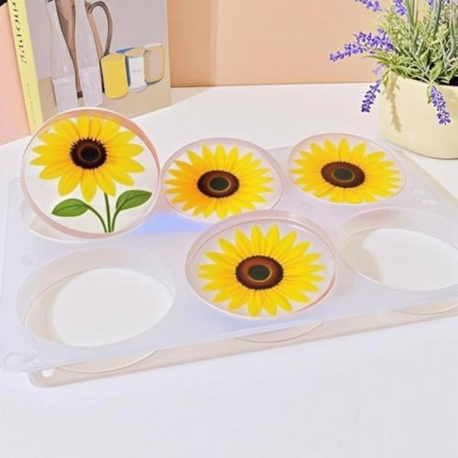 แม่พิมพ์ซิลิโคนทรงกลมลึก 6 ช่อ - Flower Preservation Resin บทวิจารณ์และราคา
