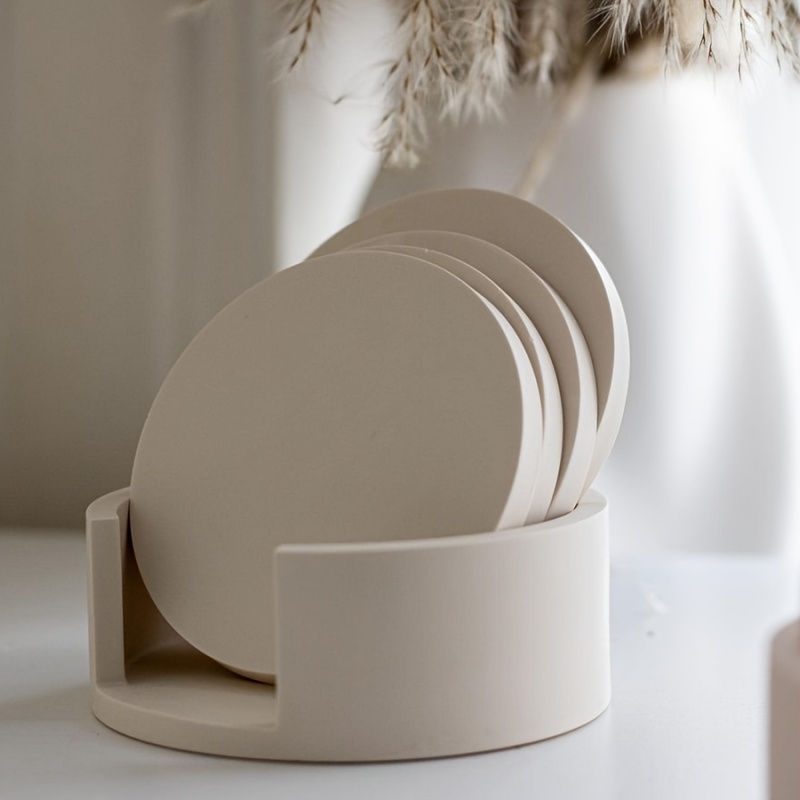 ชุดแม่พิมพ์ซิลิโคนสำหรับทำจานร - Coaster Mold Round บทวิจารณ์และราคา