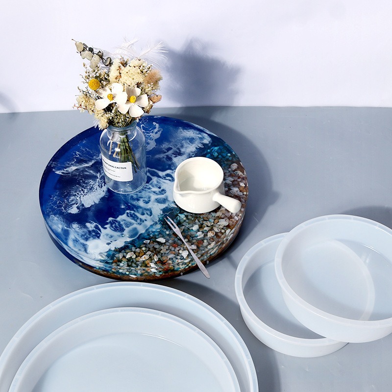 แม่พิมพ์เรซิ่นสำหรับโต๊ะอีพ็อก - Coaster Mold Round บทวิจารณ์และราคา
