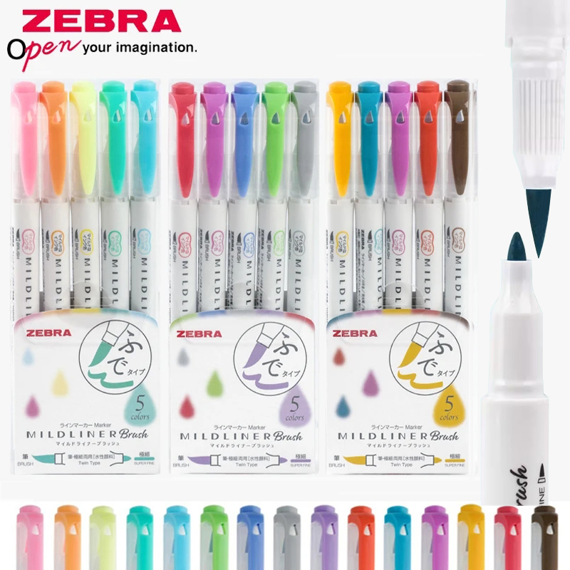 Zebra Highlighter WFT8 Mildlin - Zebra Pen Mildliner บทวิจารณ์และราคา