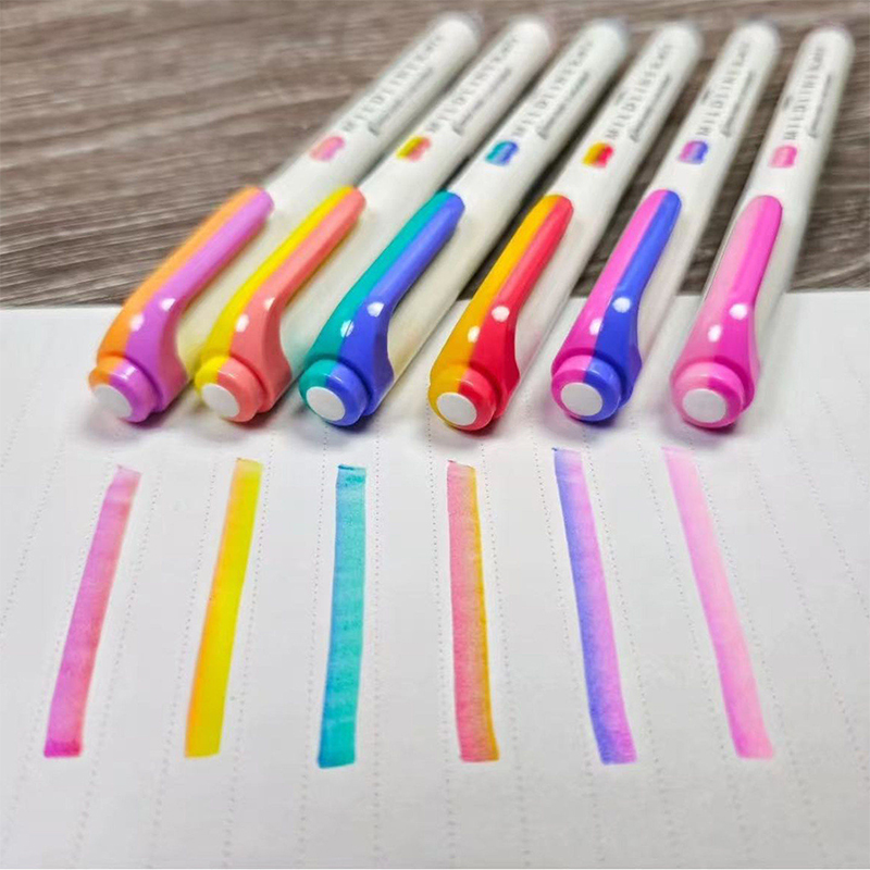 ปากกาไฮไลท์สองสี Zebra WKS23 M - Zebra Pen Mildliner บทวิจารณ์และราคา