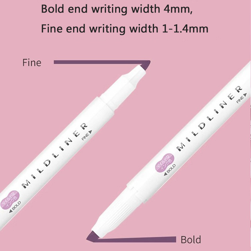 Zebra Mildliner Highlighter ปา - Zebra Pen Mildliner บทวิจารณ์และราคา