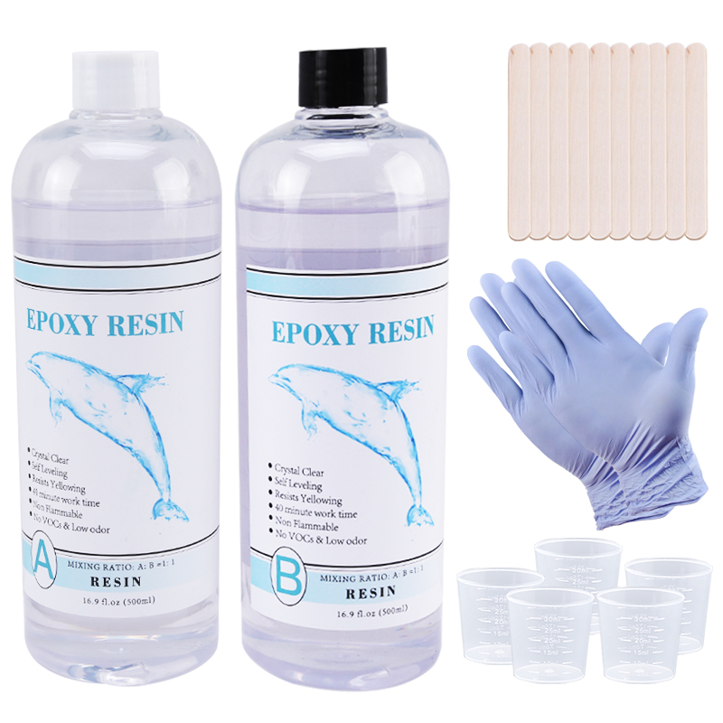 1:1 เรซินอีพ็อกซี่ใส Crystal C - Epoxy Uv Resin Kit บทวิจารณ์และราคา