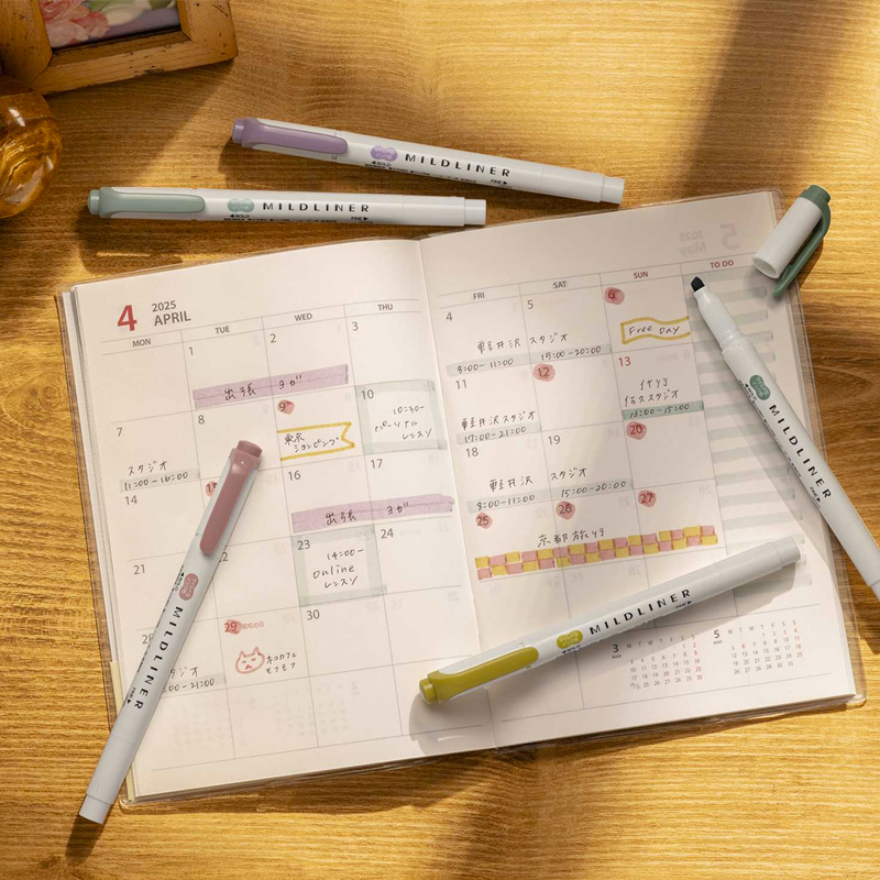 ปากกาไฮไลท์แบบน้ำ ZEBRA Mildli - Zebra Pen Mildliner บทวิจารณ์และราคา